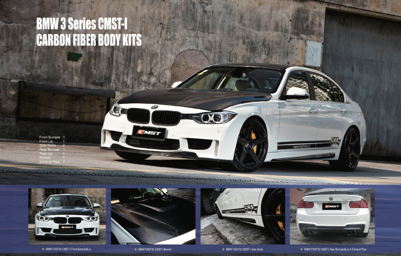 BMW 3 Series (F30/F35) Carbon Fiber Body Kits - 1