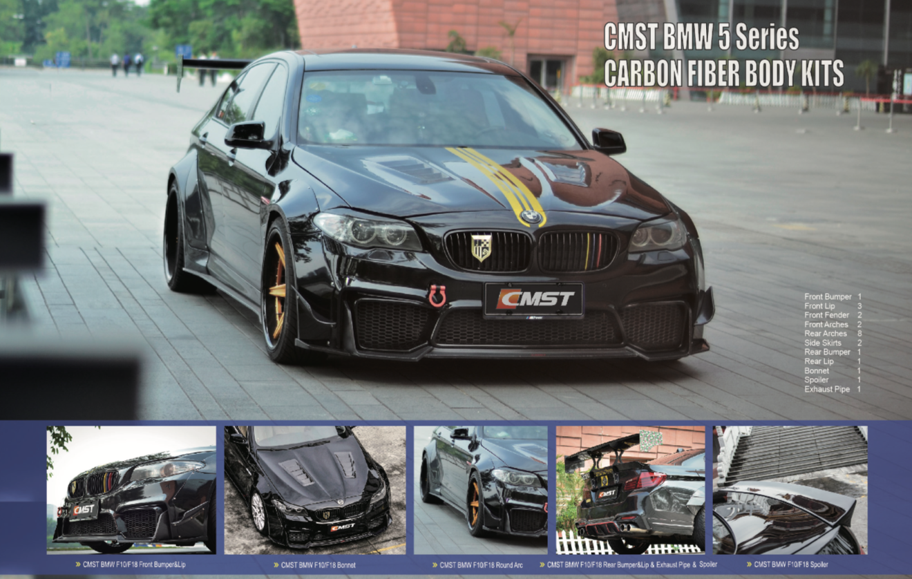 BMW 5 Series (F10) Carbon Fiber Body Kits