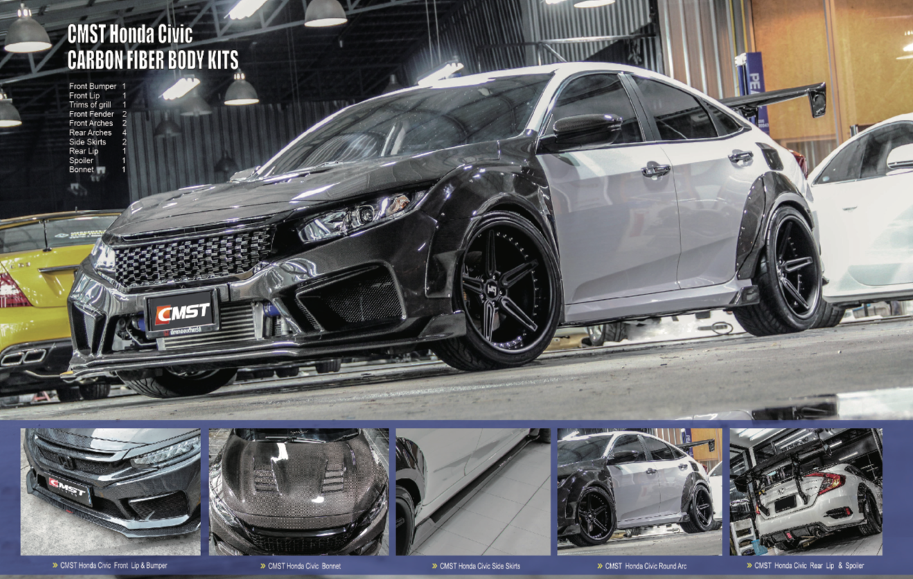 Honda Civic Carbon Fiber Body Kits - 2