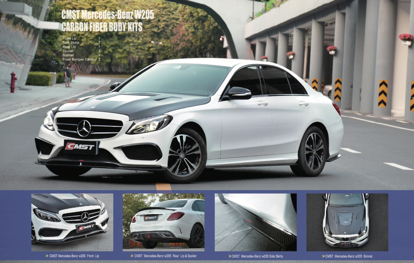 Mercedes-Benz C-Class (W205) Carbon Fiber Body Kits