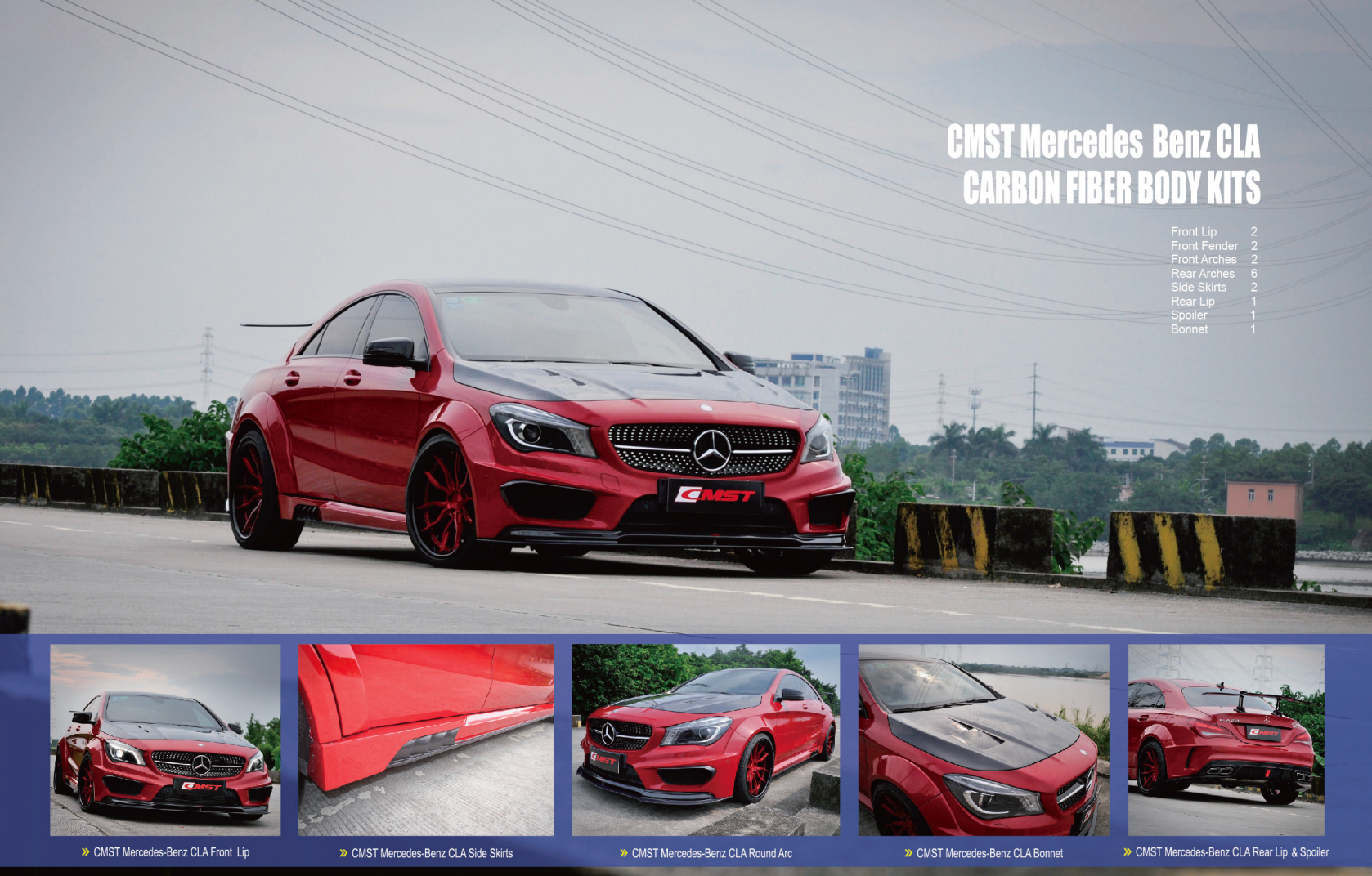 Mercedes-Benz CLA-Class Carbon Fiber Body Kits - 2