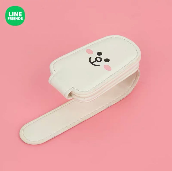 Line Friends Glasses Holder for Car Sun Visor