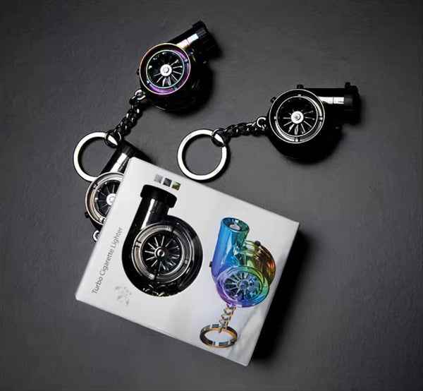 Turbine Lighter Key Chain (USB Charging Jack)