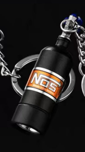 NOS Cylinder Key Chain