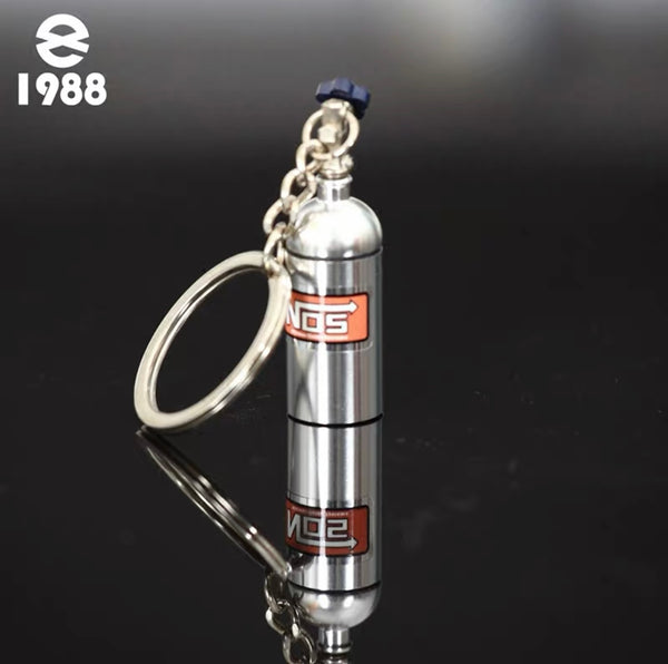 NOS Cylinder Key Chain