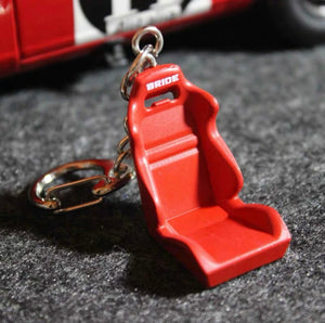 Racing Car Seat Key Chain