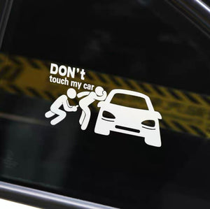 DON'T Touch My Car Window Sticker