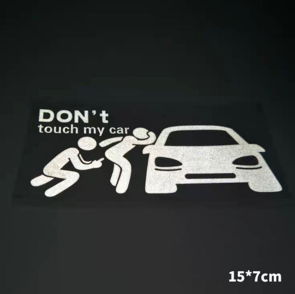 DON'T Touch My Car Window Sticker