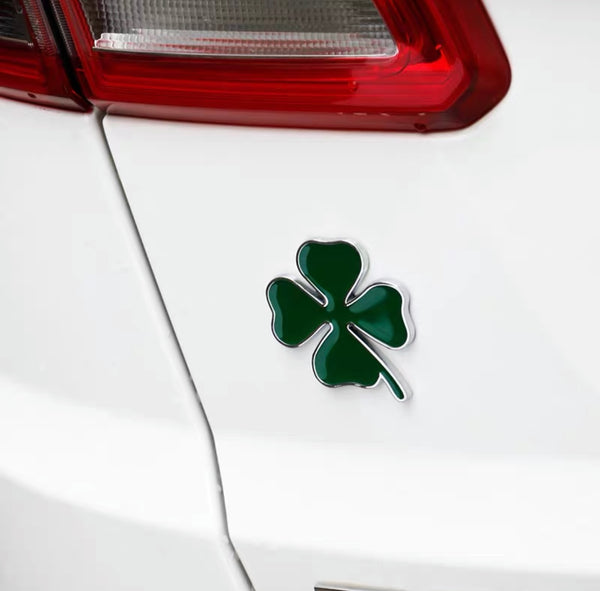 Four Leaf Clover Car Sticker