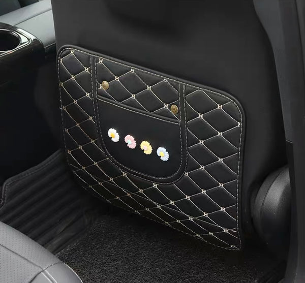 "Flower Series" Car Seat Back Protector / Kick Mat