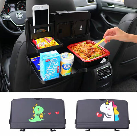 Car Seat Organizer with Foldable Table Tray (Multi-Style)