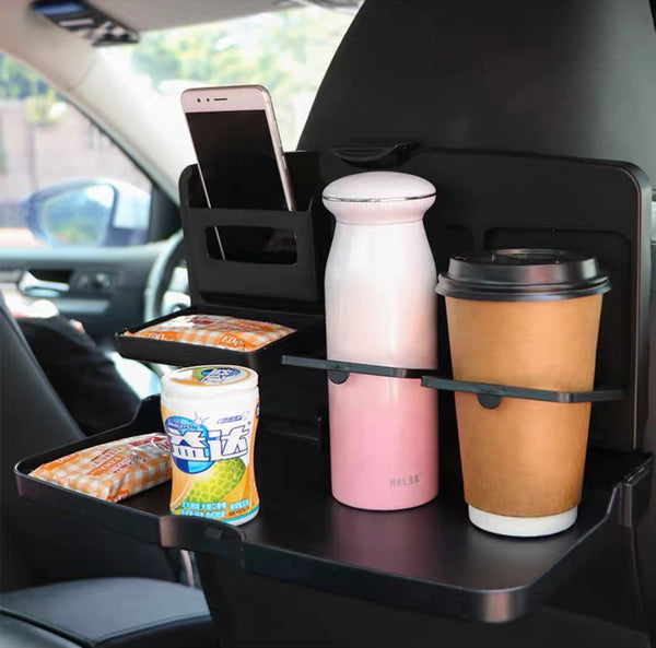 Car Seat Organizer with Foldable Table Tray (Multi-Style)