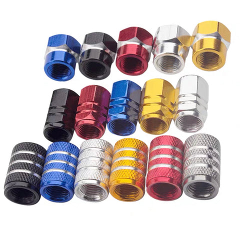 Aluminum Tire Valve Cap (4pcs)