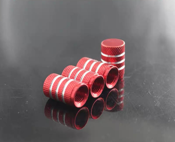 Aluminum Tire Valve Cap (4pcs)