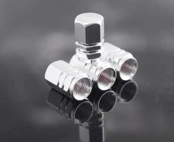 Aluminum Tire Valve Cap (4pcs)