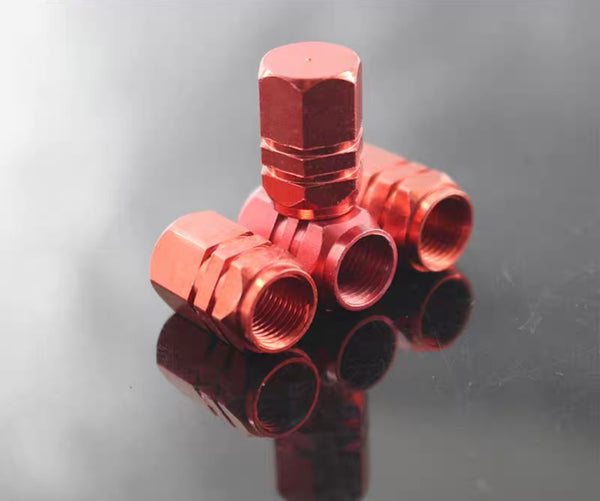 Aluminum Tire Valve Cap (4pcs)