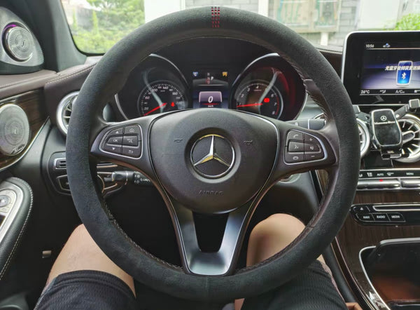 Suede Steering Wheel Cover