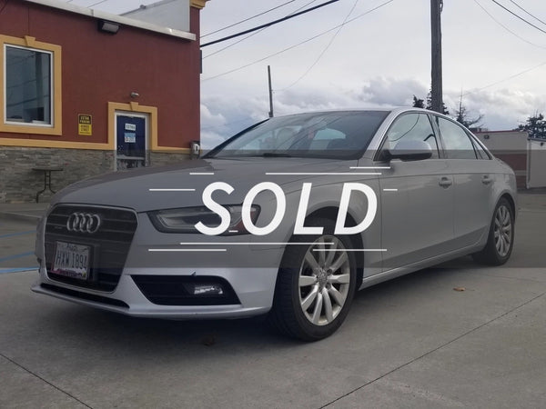 2013 Audi A4 2.0T Quattro Premium 4D Sedan